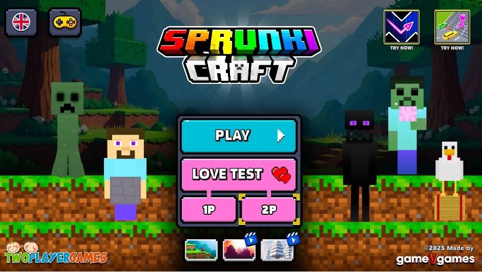 Sprunki Craft crafting interface
